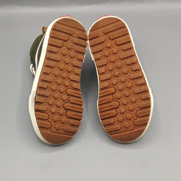 Vans Sk8-Hi Olive Green Size 11.5- Kids Excellent Condition Pre-Owned and Good - Picture 8 of 11